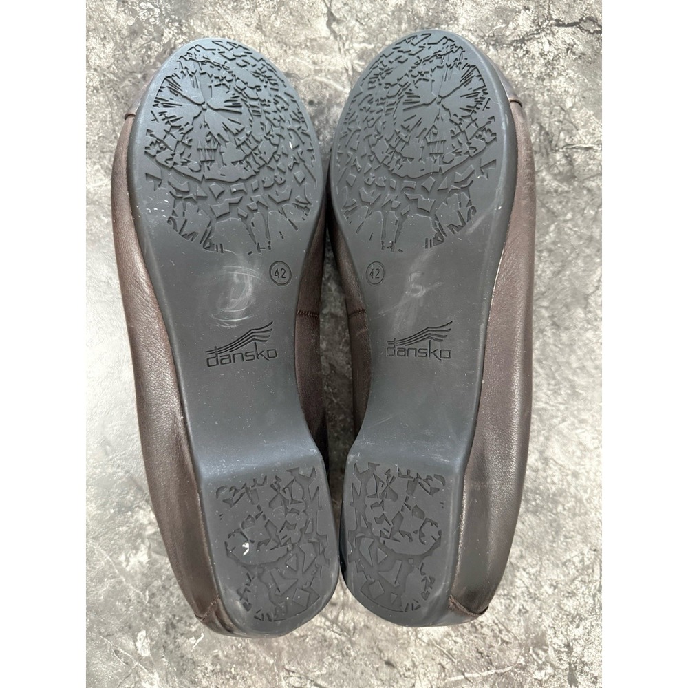 Dansko‎ Womens Lisanne Ballet Hidden Wedge Comfort Flat Chocolate Copper Sz 11 - Picture 7 of 10